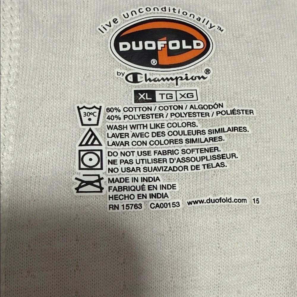 Duofold Set of Two Men's Gray & White Thermal Pants, Long Johns, Size XL.